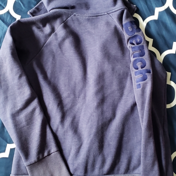 Bench zip sweater. Women's Large Lg Blue - Picture 2 of 7